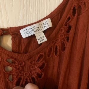 Cute burnt orange jumpsuit